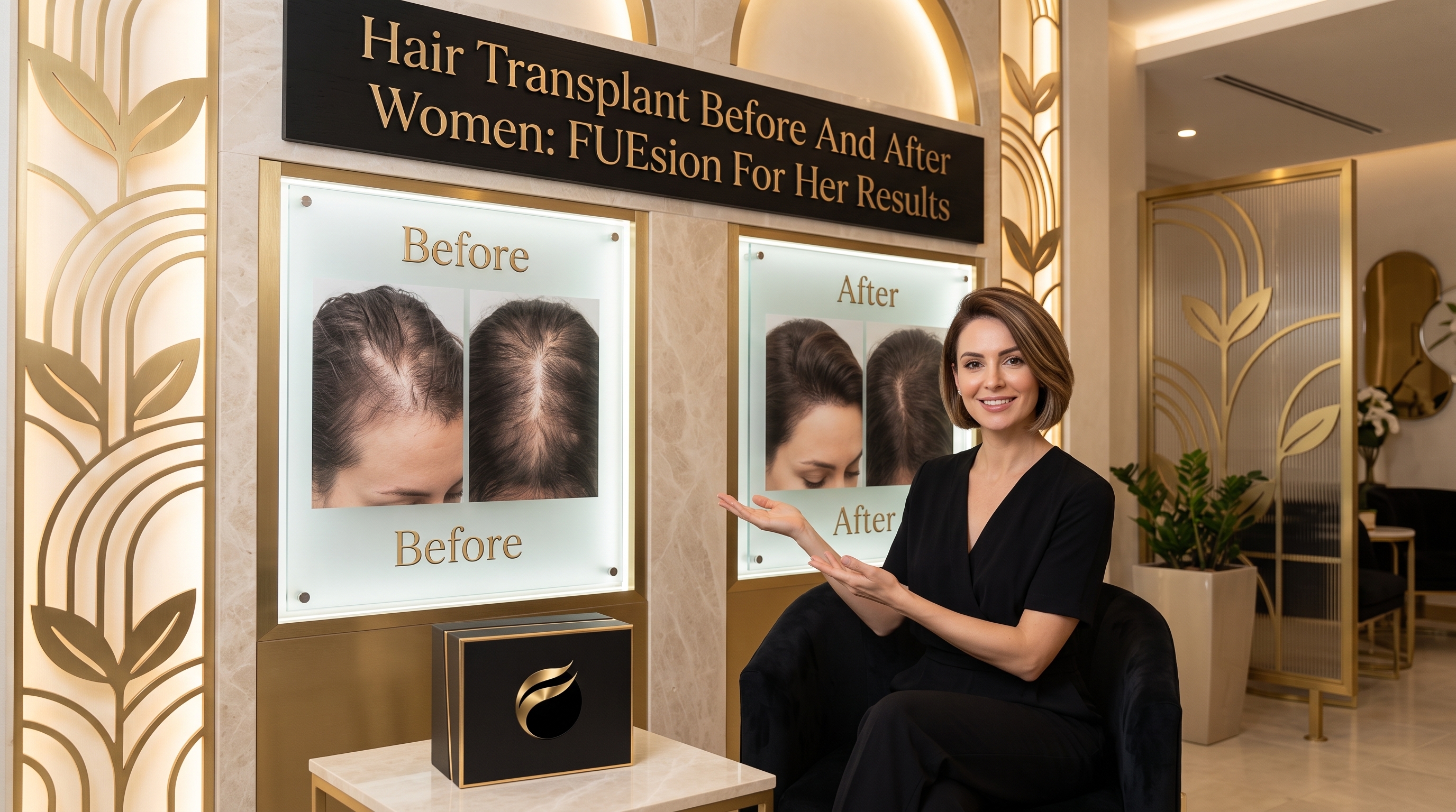 HAIR TRANSPLANT BEFORE AND AFTER WOMEN: FUESION FOR HER NATIONWIDE ACCESS