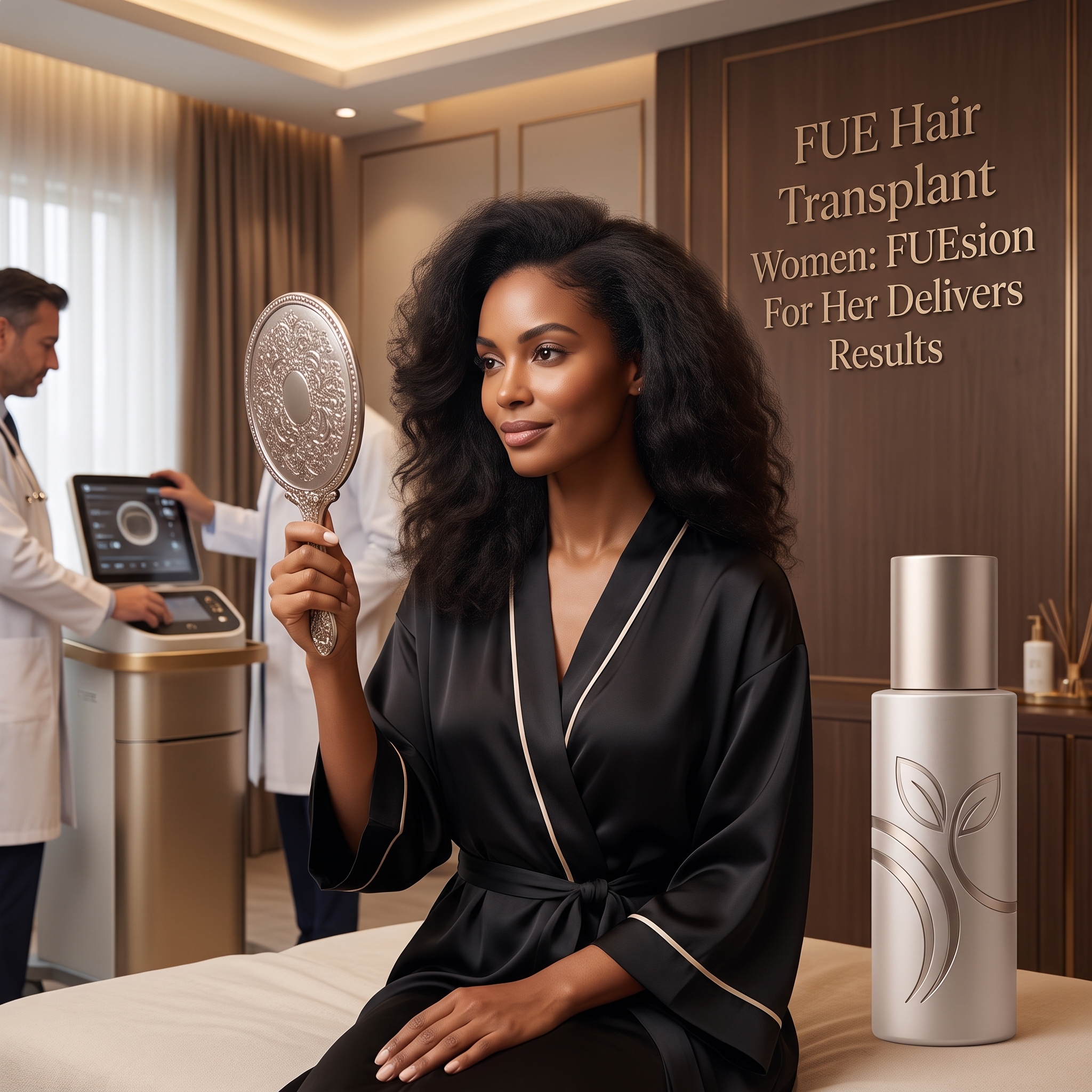 FUE HAIR TRANSPLANT WOMEN: FUESION FOR HER DELIVERS NATURAL RESULTS