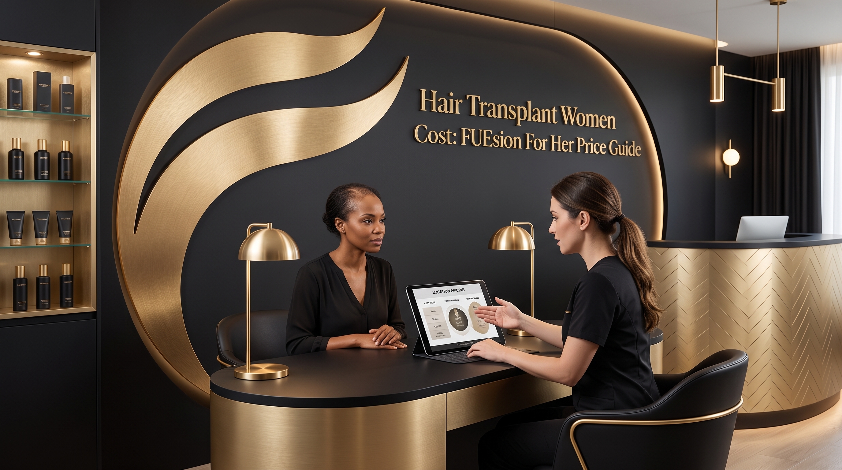 HAIR TRANSPLANT WOMEN COST: FUESION FOR HER LOCATION PRICING