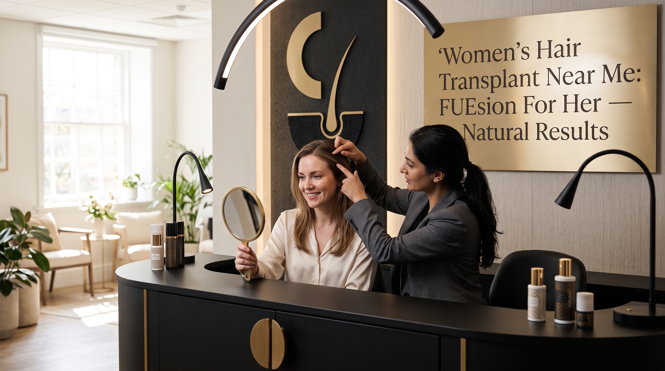 WOMEN'S HAIR TRANSPLANT NEAR ME: FUESION FOR HER DELIVERS NATURAL RESULTS