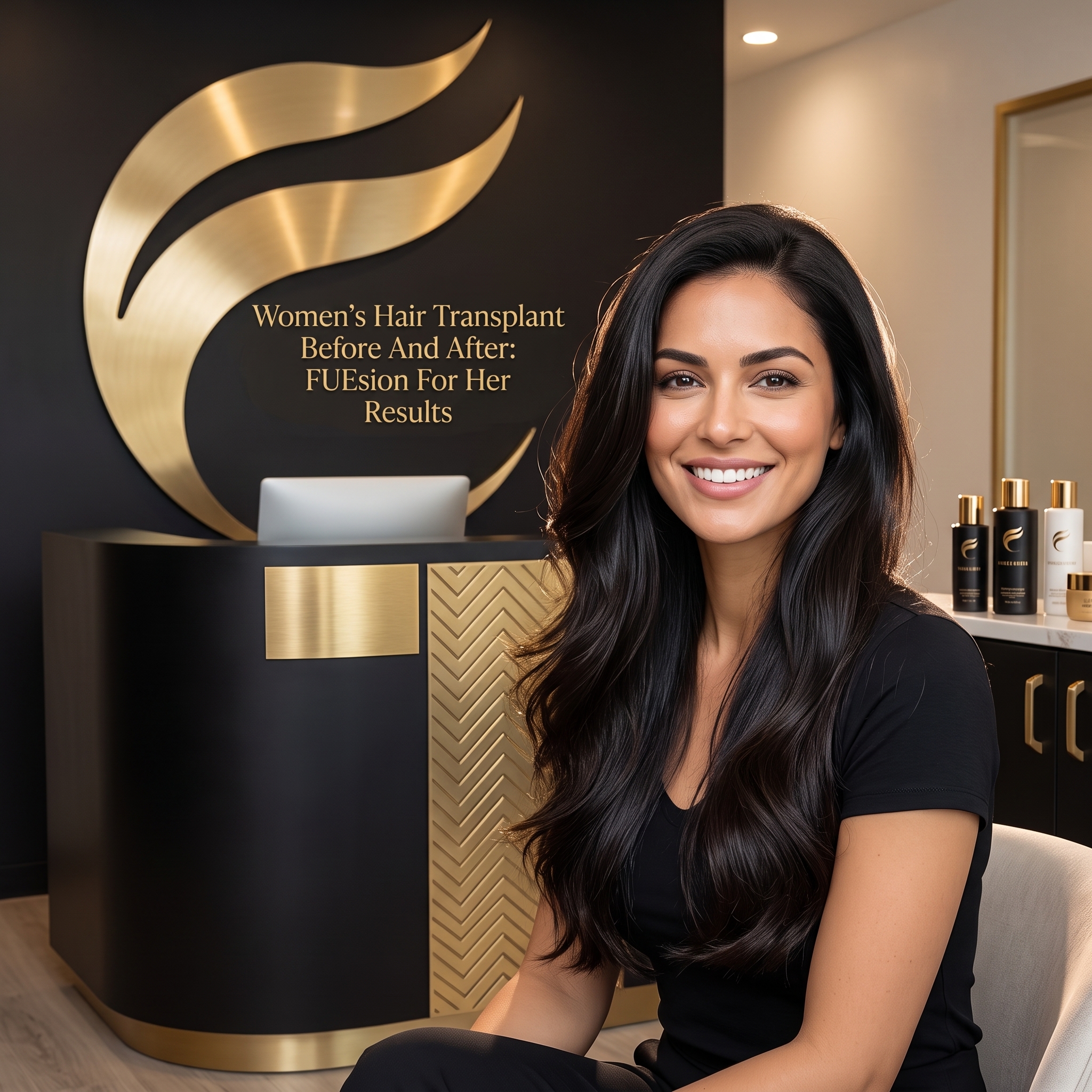 WOMEN'S HAIR TRANSPLANT BEFORE AND AFTER: FUESION FOR HER DELIVERS NATURAL RESULTS